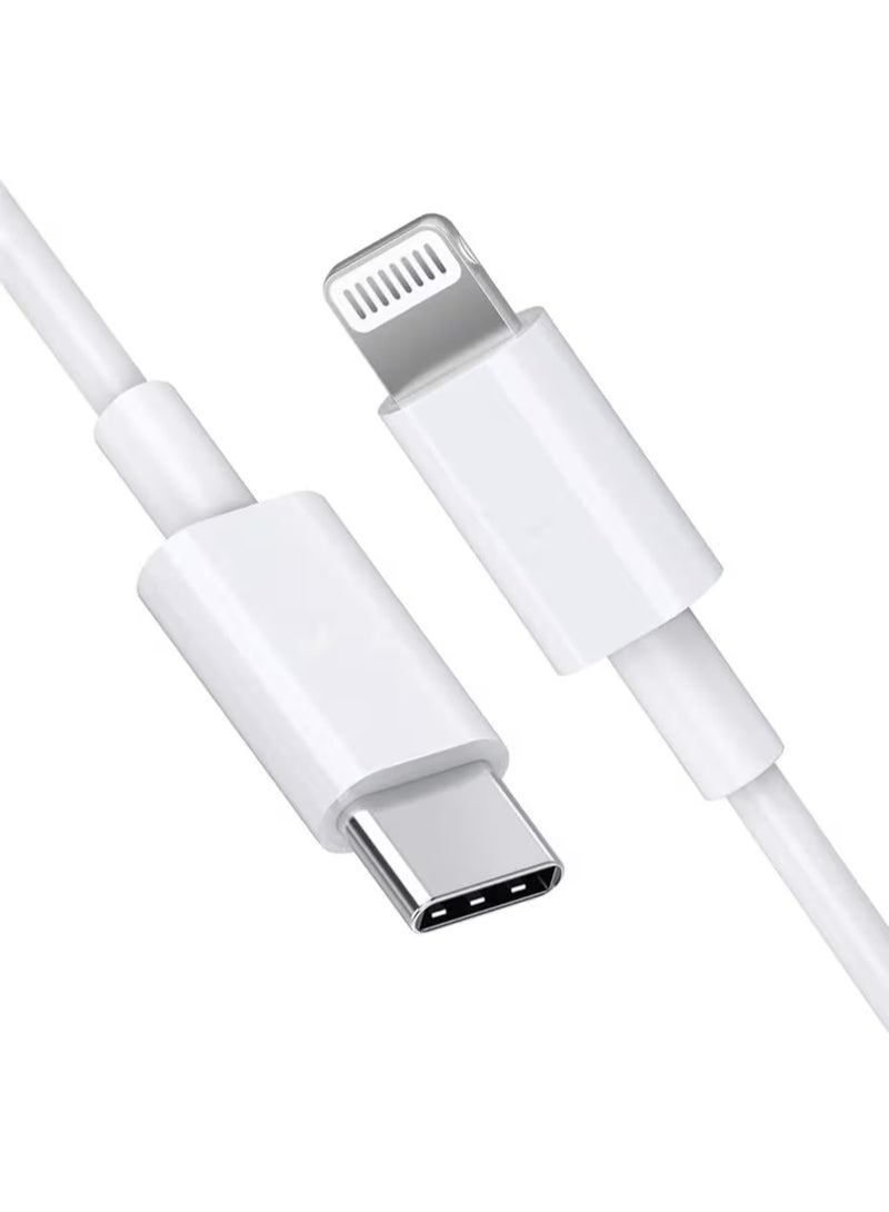 عبوة من قطعتين من كابل USB-C إلى Lightning بطول 1 متر - شحن سريع، متوافق مع  6s / 7 / 8 / X / XS / XR / 11 / 12 / 13 / 14 - Image 5